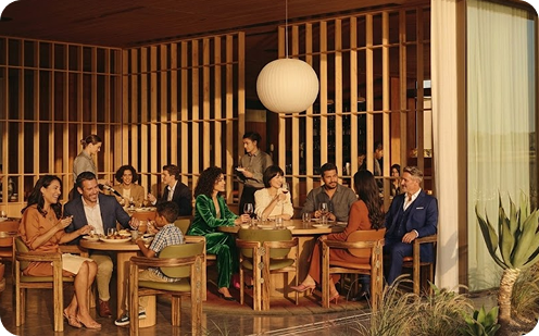 Restaurant interior